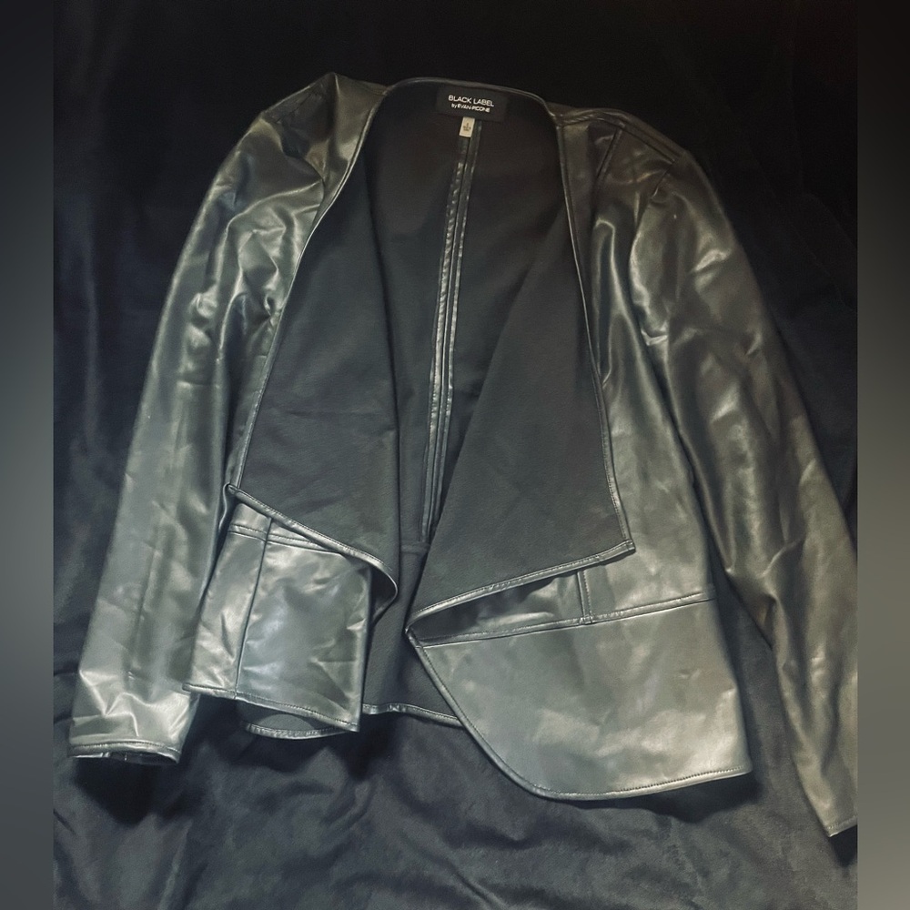 Black Label Leather Jacket (pleather)